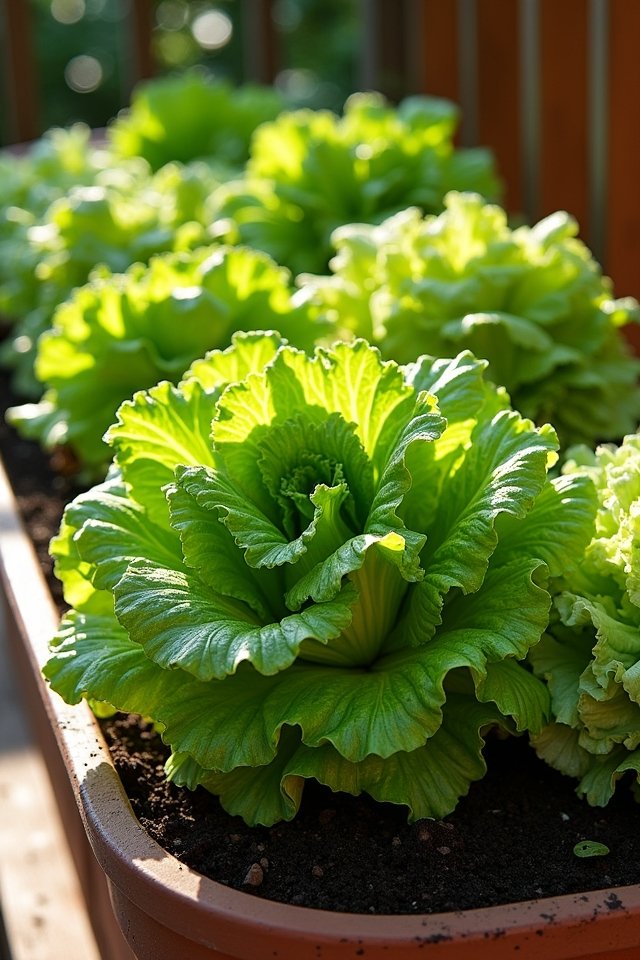 container gardening for lettuce