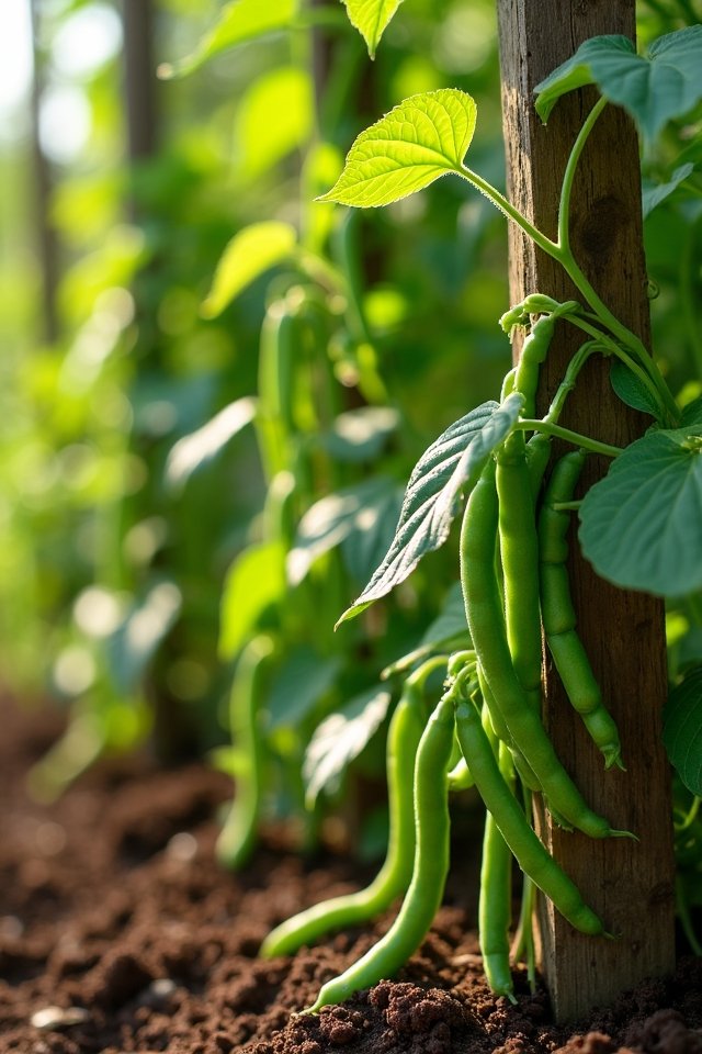 container gardening green beans