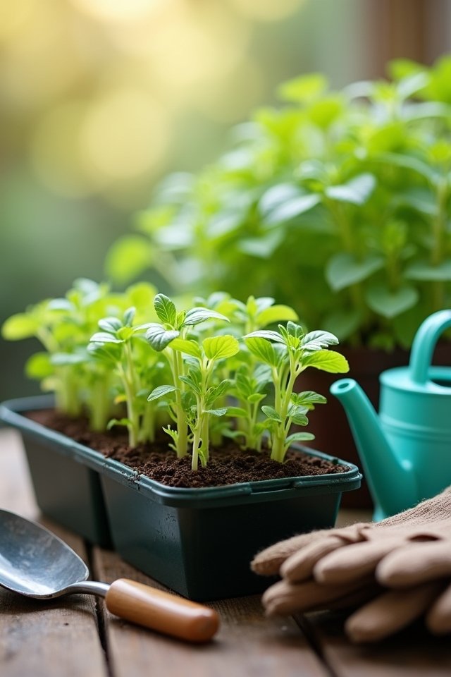 cozy home for seedlings