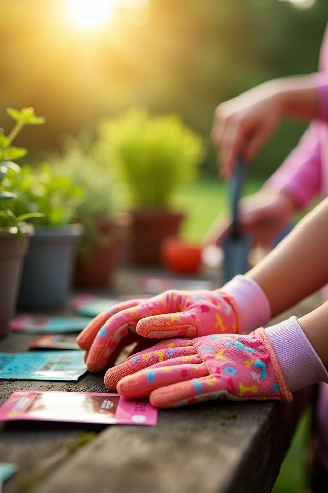 cozy safe gardening gloves