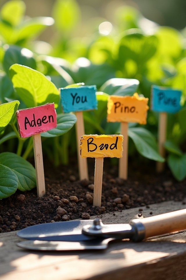 creative and affordable plant markers