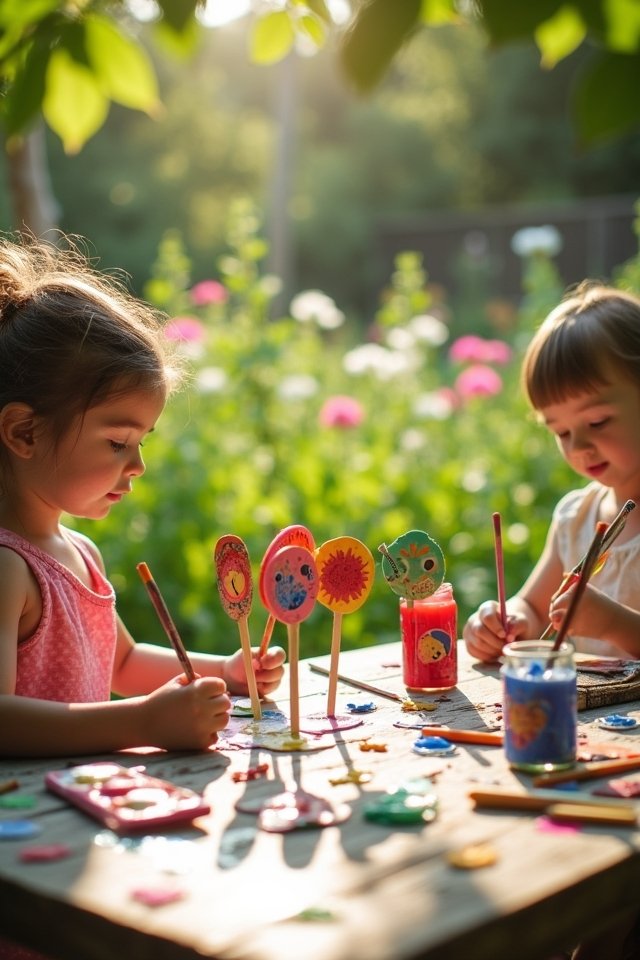 creative garden markers ideas