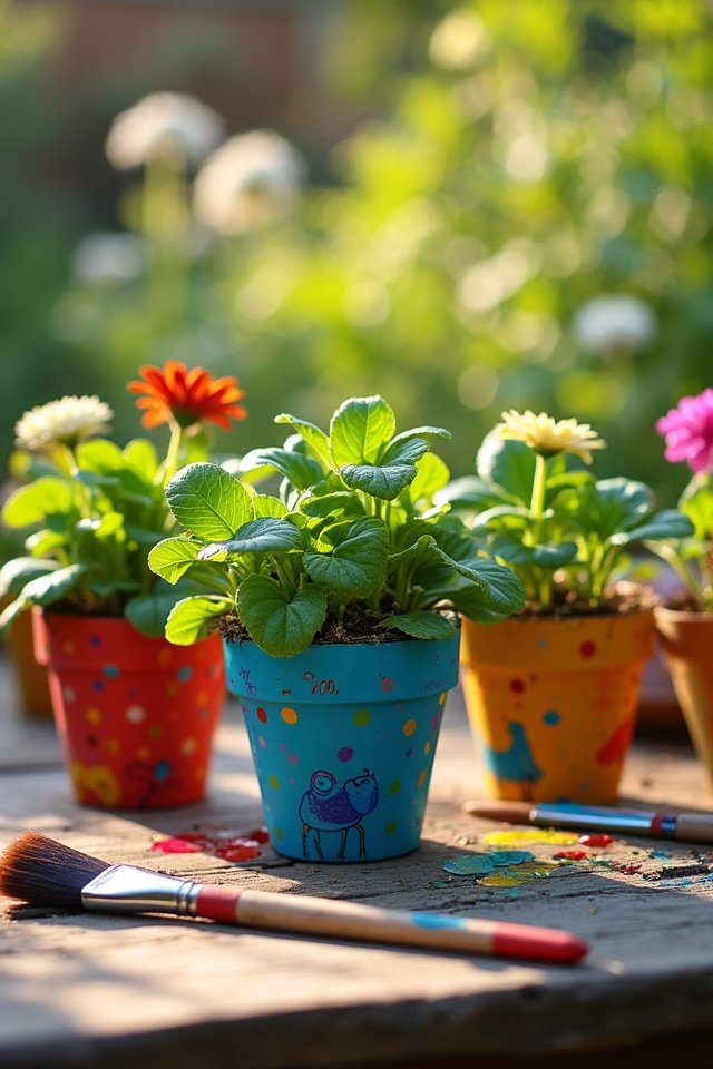 creative pot painting ideas