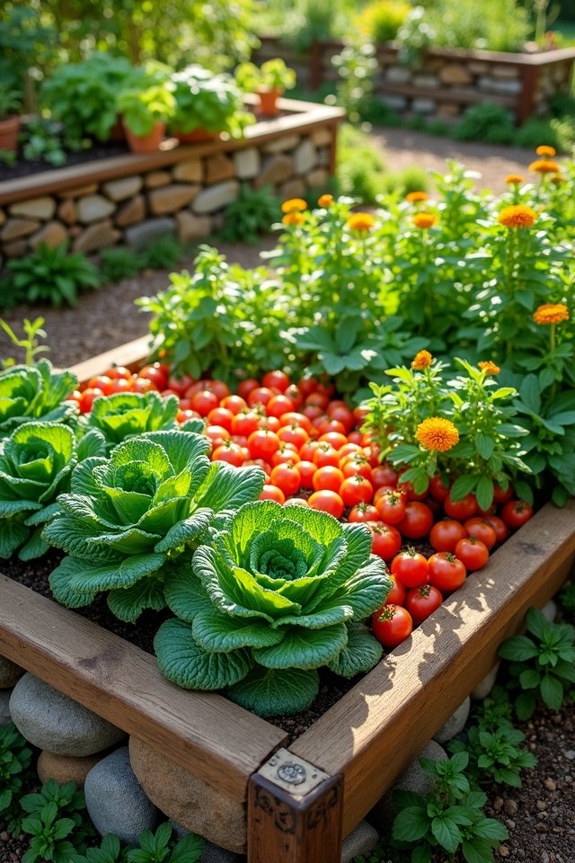 creative raised bed gardening