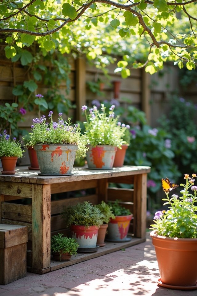 creative recycled garden containers