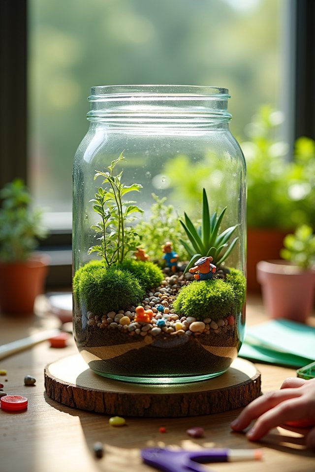 diy terrarium using recycled materials