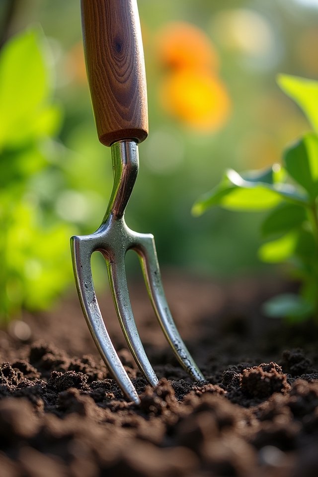 durable ergonomic garden fork