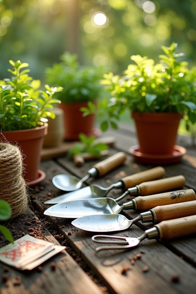 eco friendly gardening tools materials