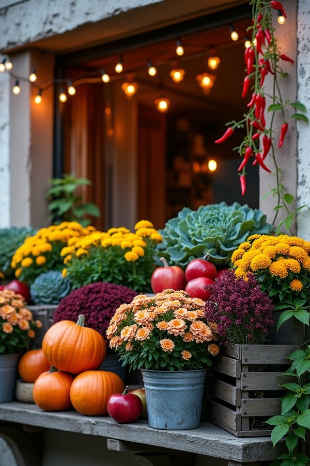 edible decorative autumn balcony