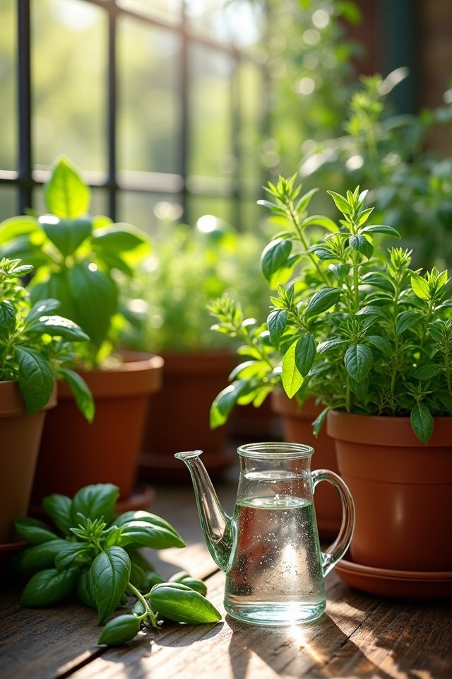 effective herb watering techniques
