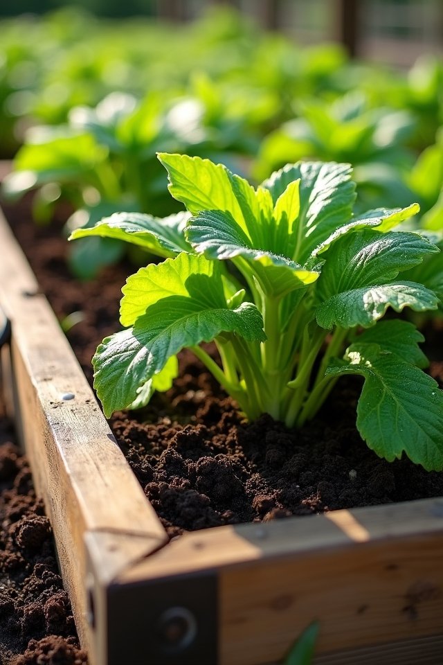 effective raised bed drainage
