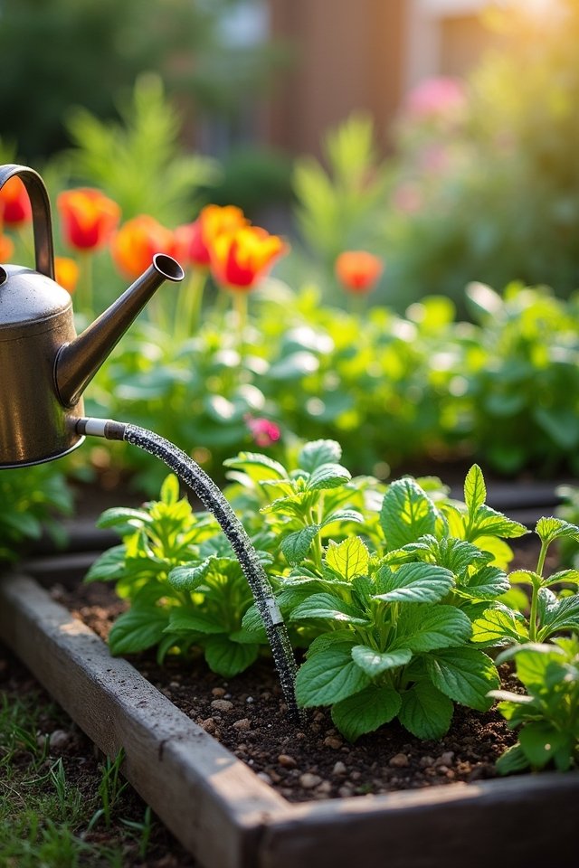 efficient garden watering practices