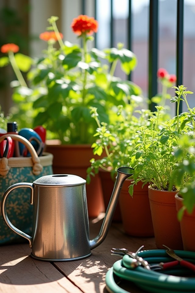 efficient urban garden watering
