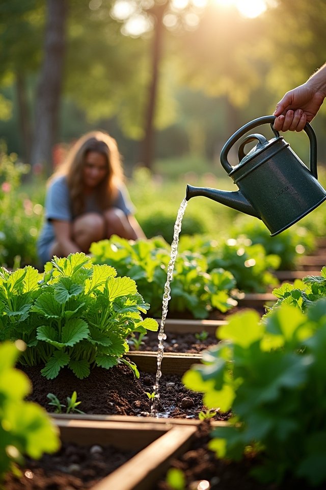 efficient watering for gardens