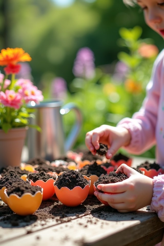 eggshell mini garden project