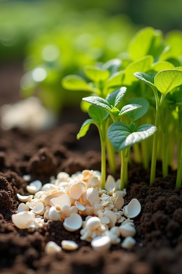 eggshells enrich garden health