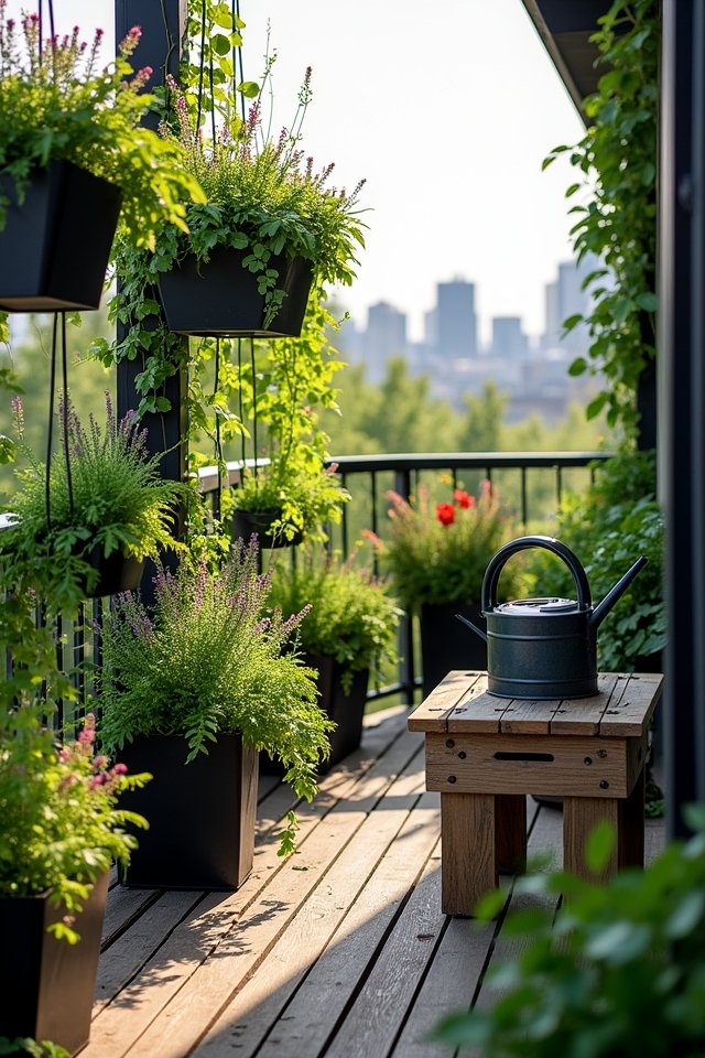 elevate balcony with greenery