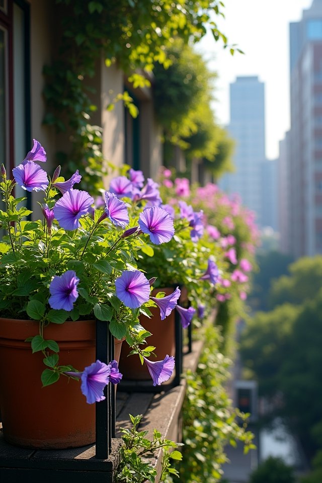 enchanting balcony floral beauty