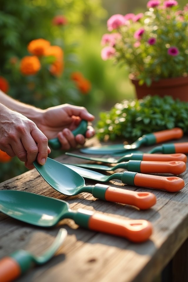 ergonomic gardening tool features