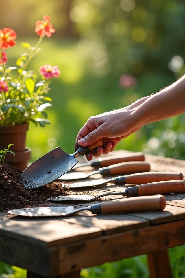 ergonomic tools enhance gardening comfort