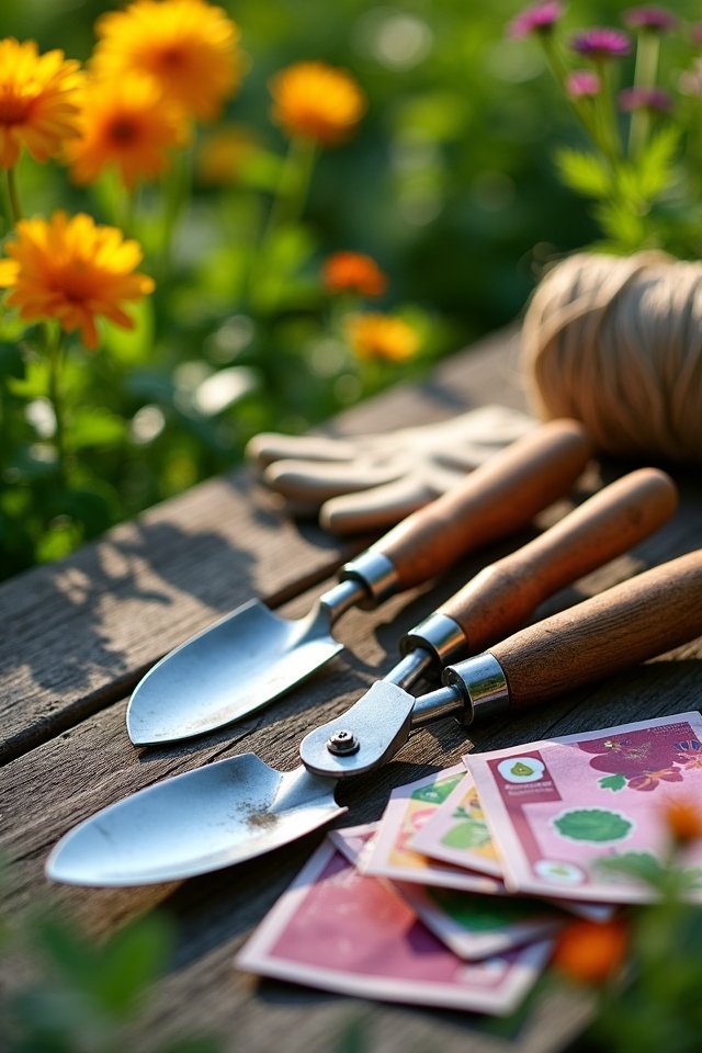 essential gardening hand tools