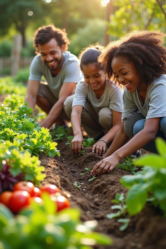 family bonding through gardening