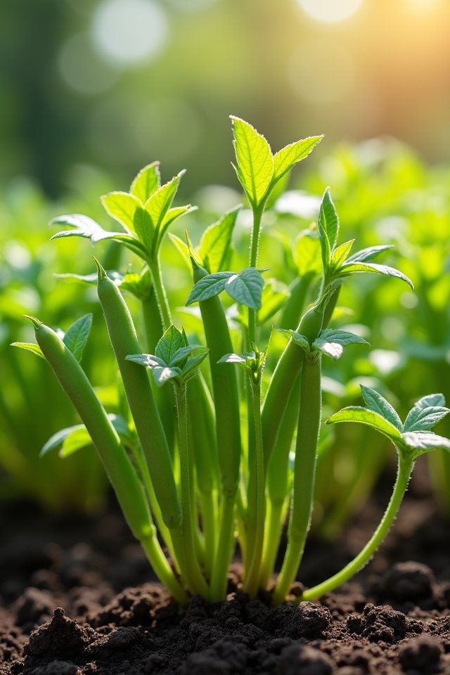flavorful dwarf beans thrive