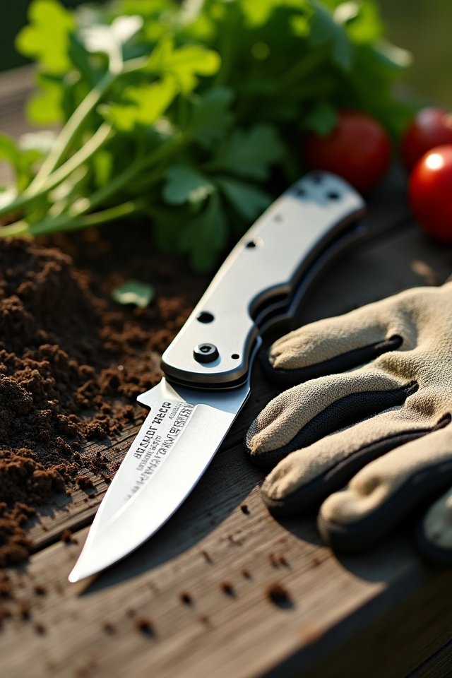 folding garden knife convenience