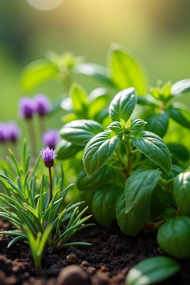 fresh herbs for gardening
