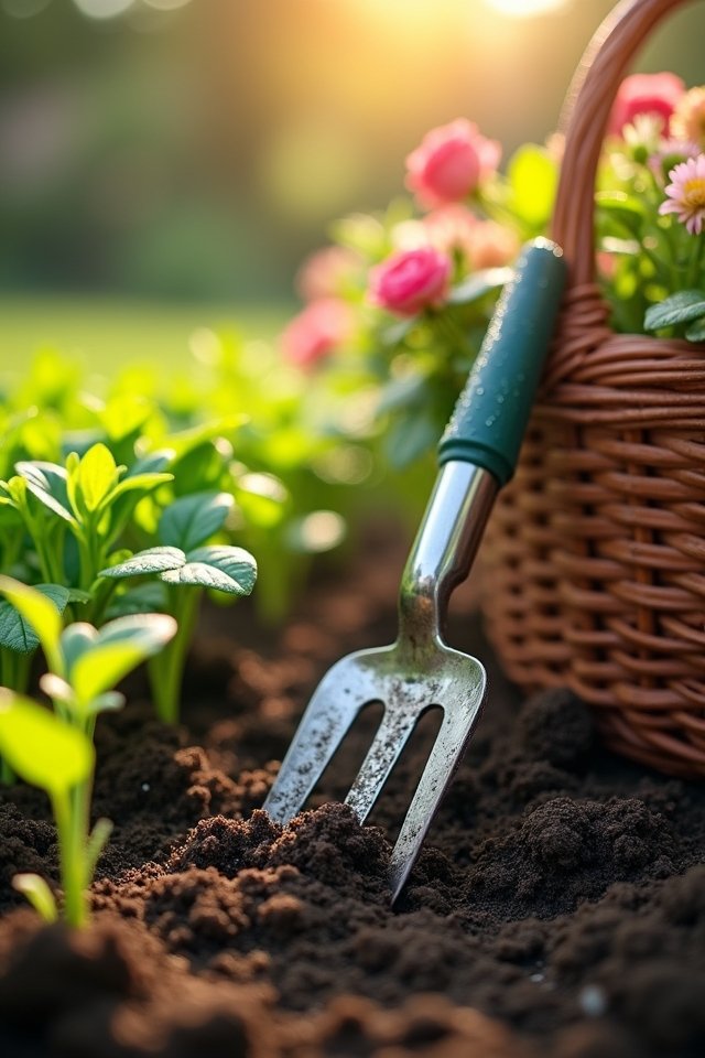 garden fork for soil