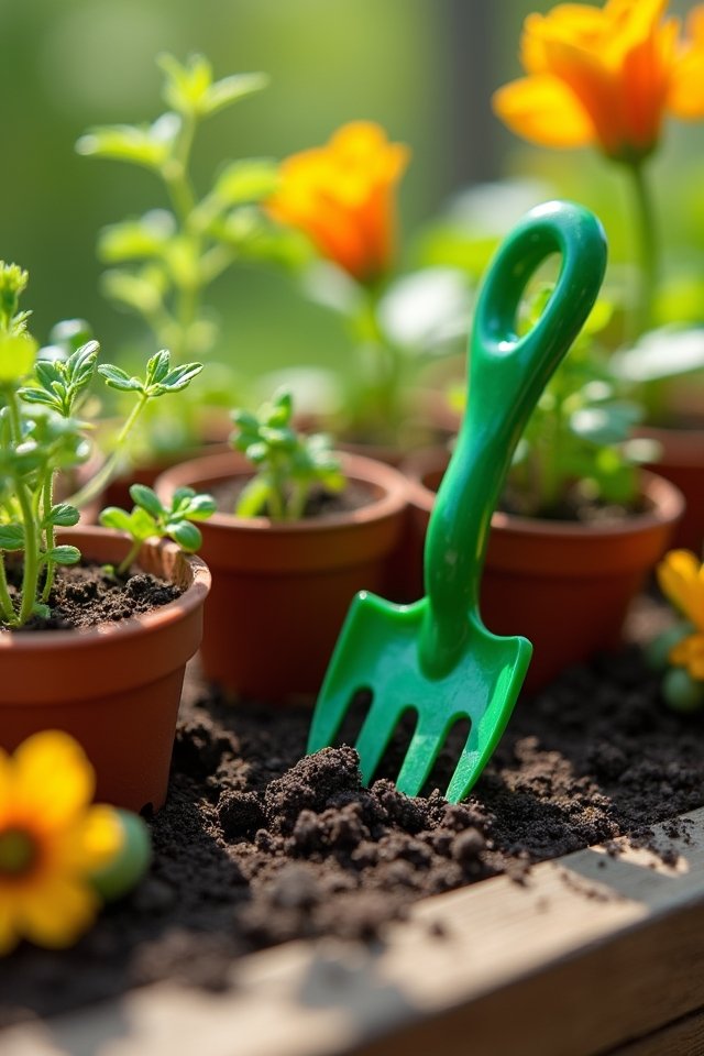 garden fork for soil aeration