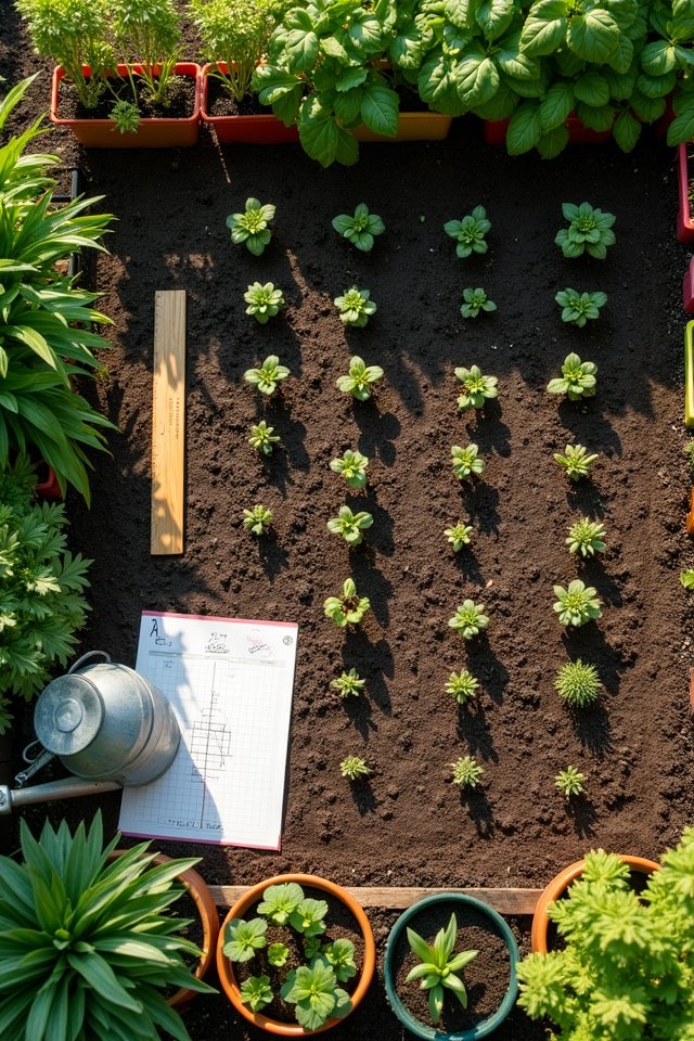 garden layout and schedule