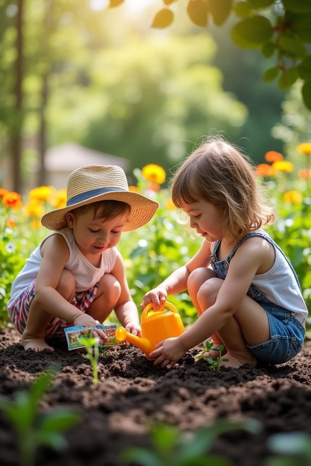 garden routine for children