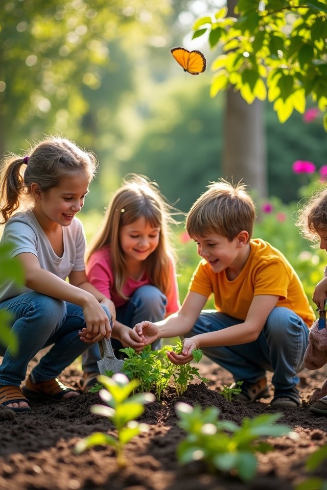 gardening fosters environmental awareness