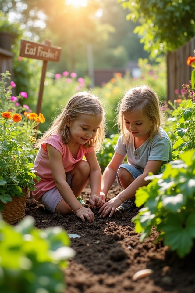 gardening fosters healthy eating