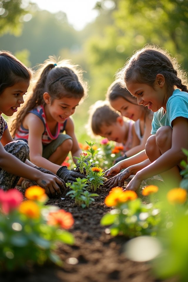 gardening fosters teamwork and friendships