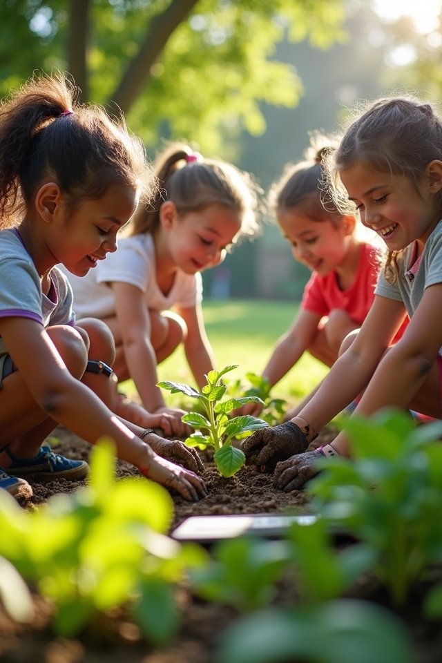 gardening fosters teamwork skills