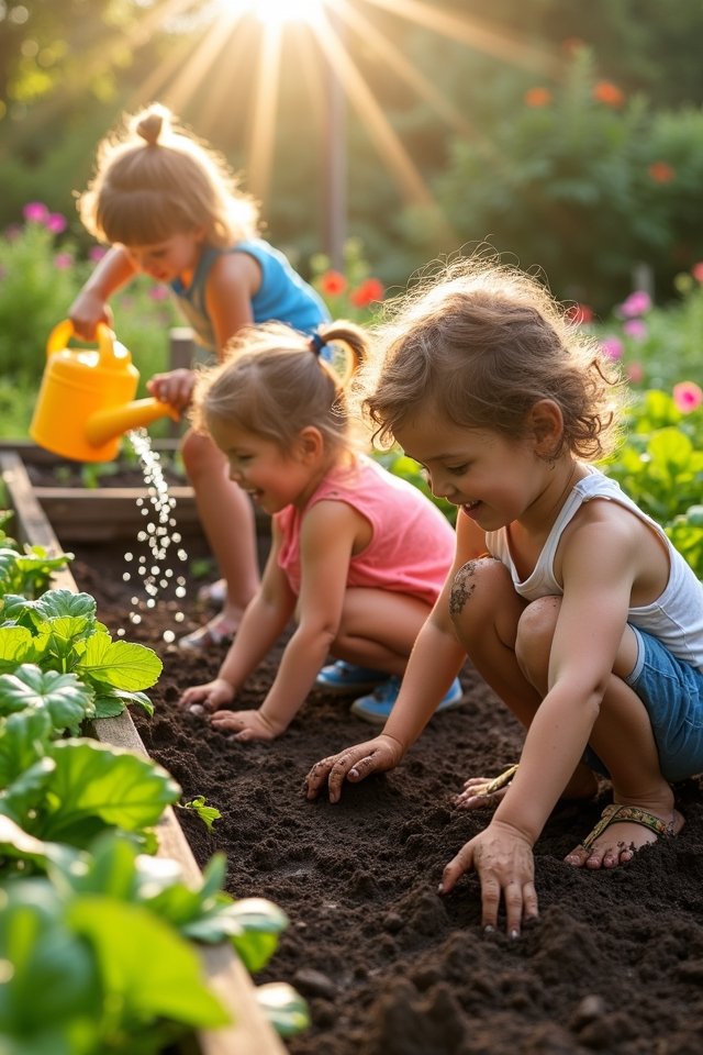 gardening promotes physical fitness