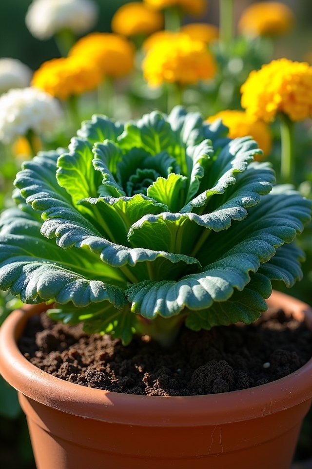 grow kale in containers