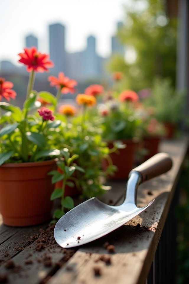 handheld trowel for gardening