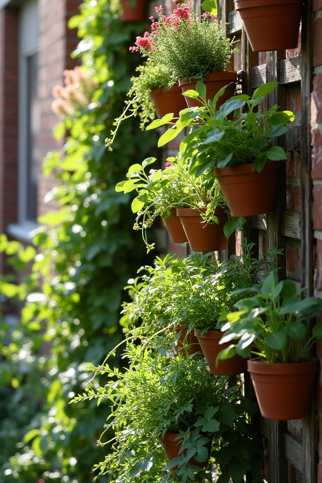 hang planters for greenery
