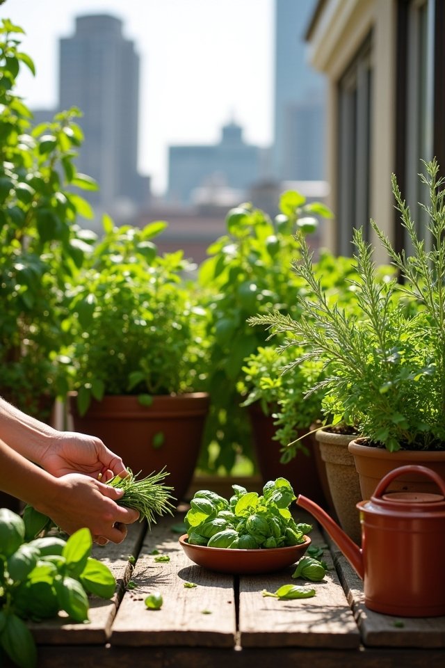 harvesting and storing herbs