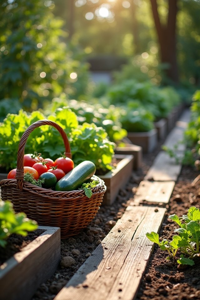 harvesting and storing produce