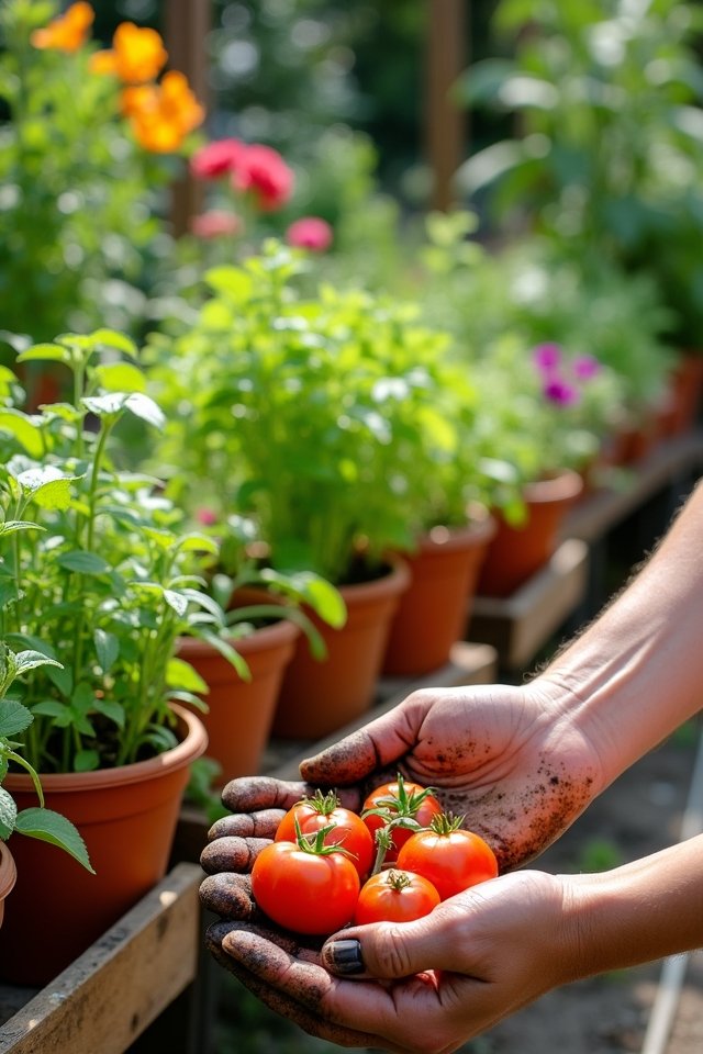 harvesting maintenance vibrant plants