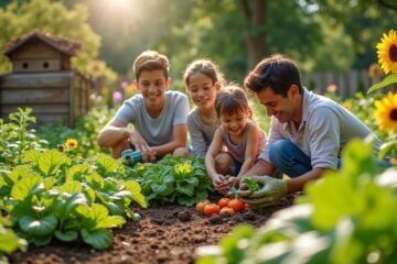 healthy eco friendly family gardening