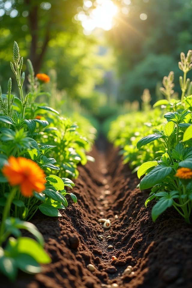 healthy soil happy vegetables
