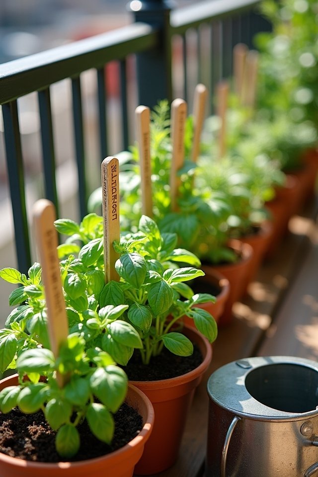 herb selection and placement