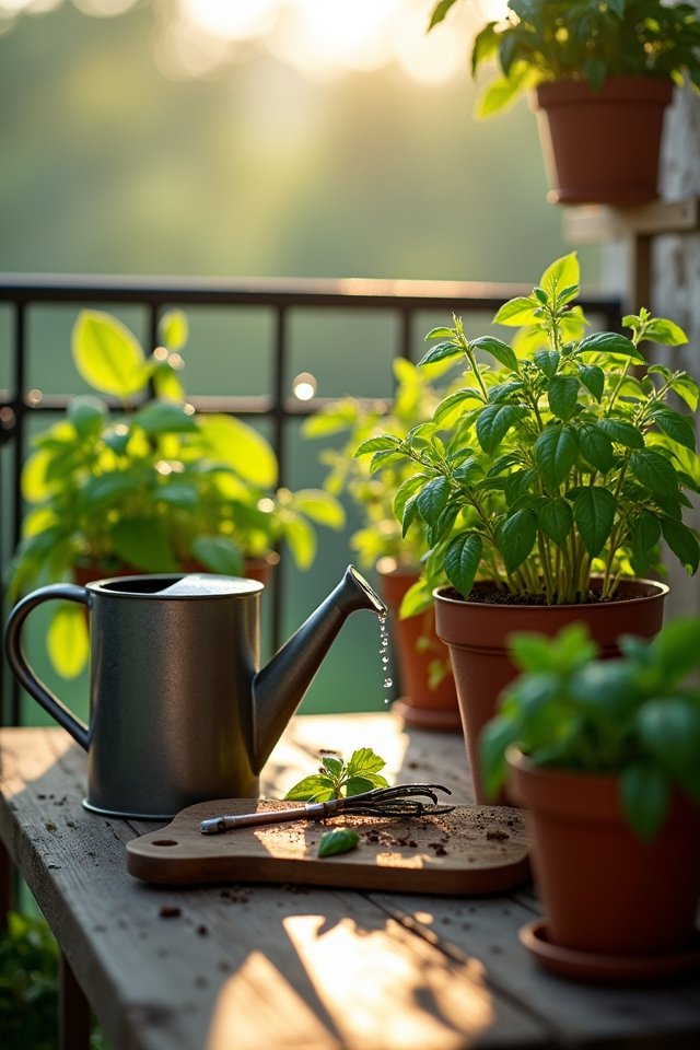 herb watering and maintenance tips
