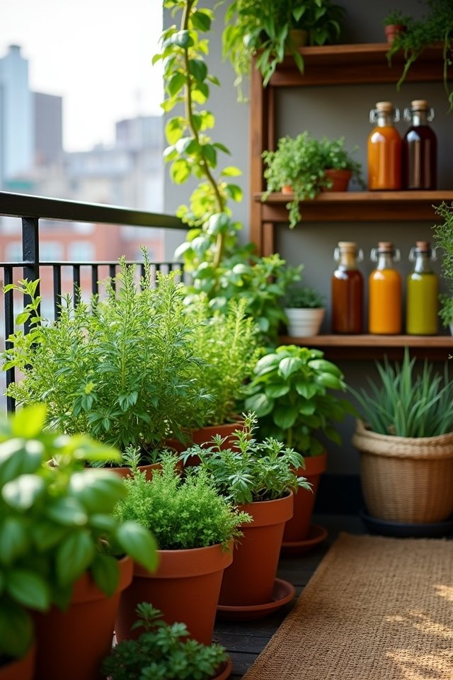 herbs enhance kitchen atmosphere