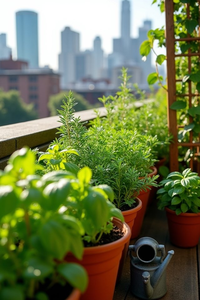 herbs for balcony gardening